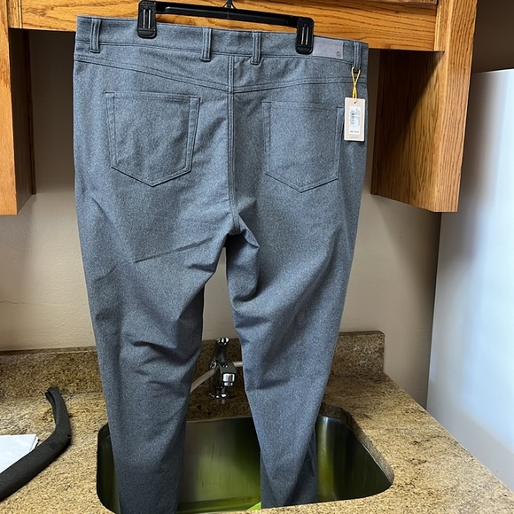 Peter Millar Crown Performance Pants Charcoal New - Picture 4 of 4
